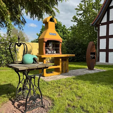 Вилла Historisches Fachwerkhaus Mit Pool & Sauna Klitsche
